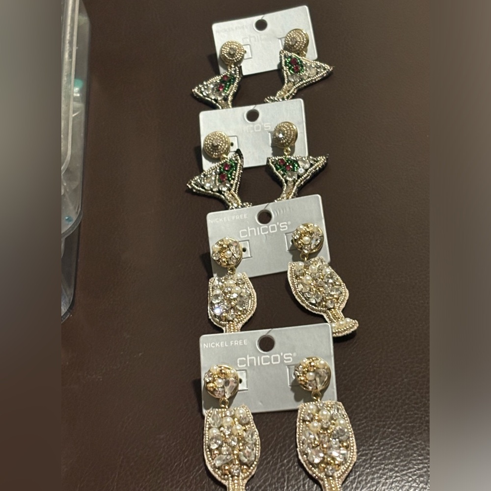 Chico’s earrings new